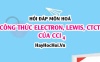 Công thức Electron của CCl4, Công thức Lewis và CTCT của CCl4